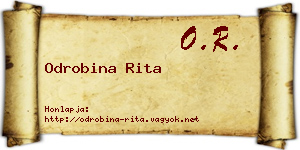 Odrobina Rita névjegykártya